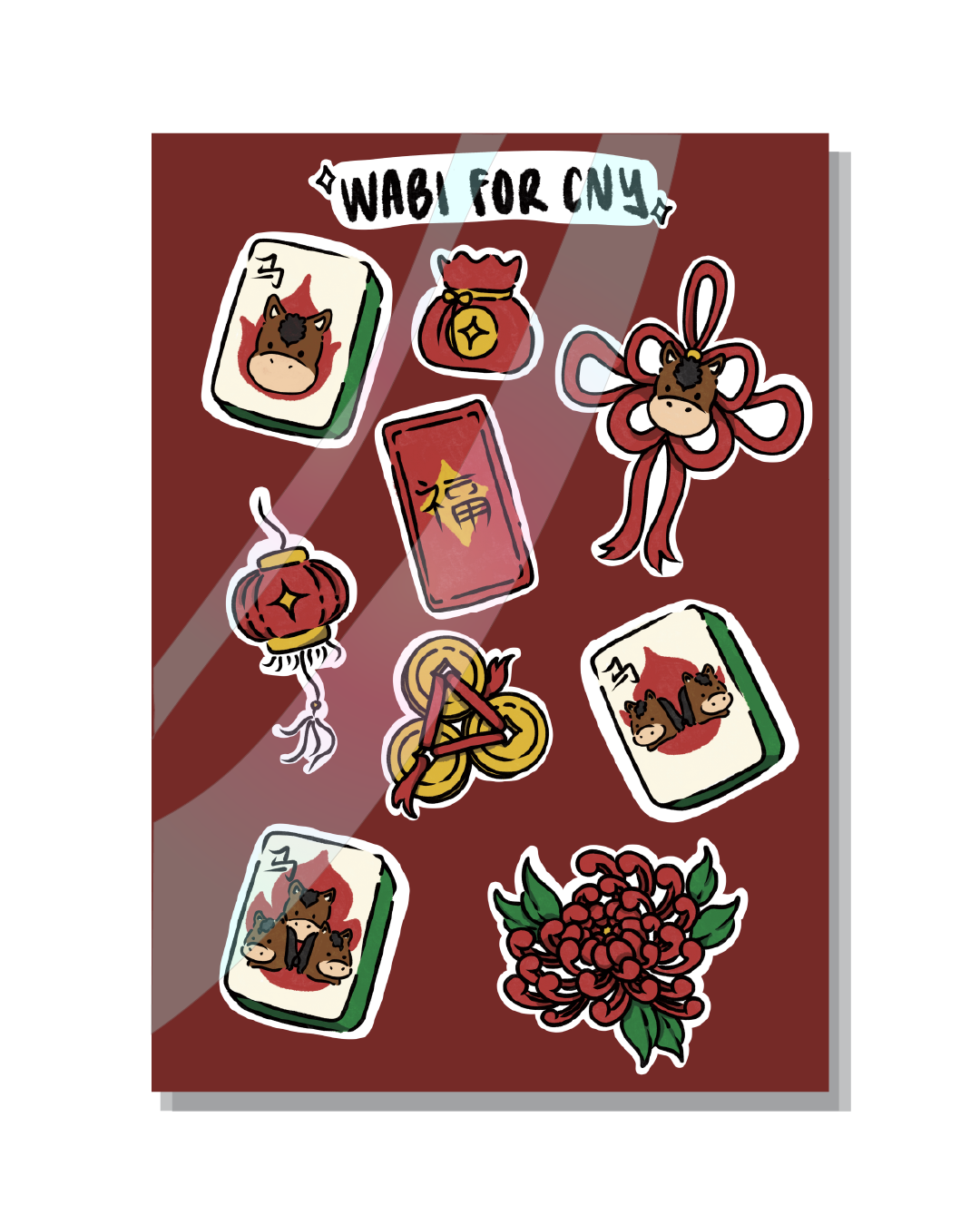 CNY STICKER SHEET